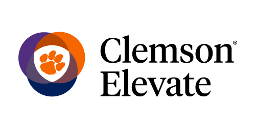 Clemson Elevate logo.