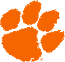 Orange Clemson Paw