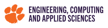 Clemson University Engineering, Computing and Applied Sciences logo.