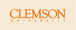 Proper use of screen tints around the Clemson wordmark included branded colors with proper color contrast. 