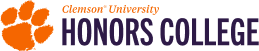 Clemson University Honors College logo.