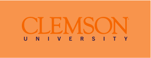 Improper logo use example includes the Clemson wordmark with nonbranded color tints around it. 