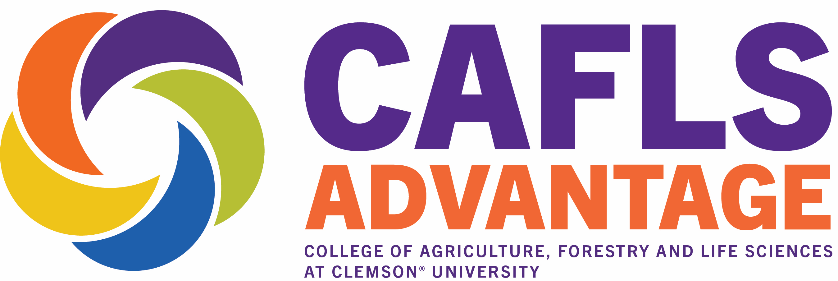 The CAFLS Advantage logo with tag line: experiential learning beyond the classroom