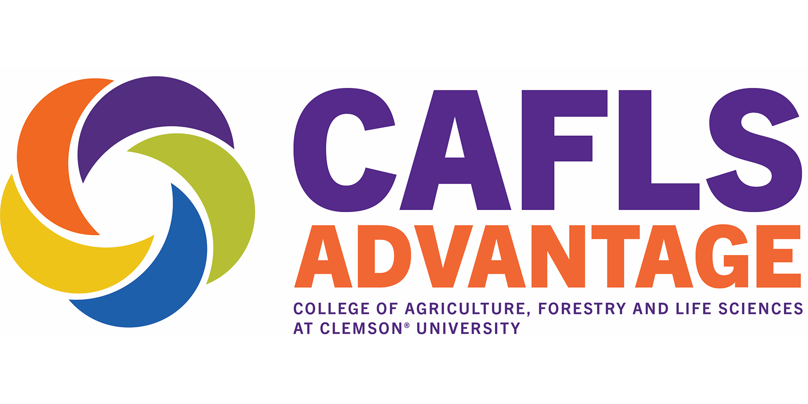 The CAFLS Advantage logo with tag line: experiential learning beyond the classroom