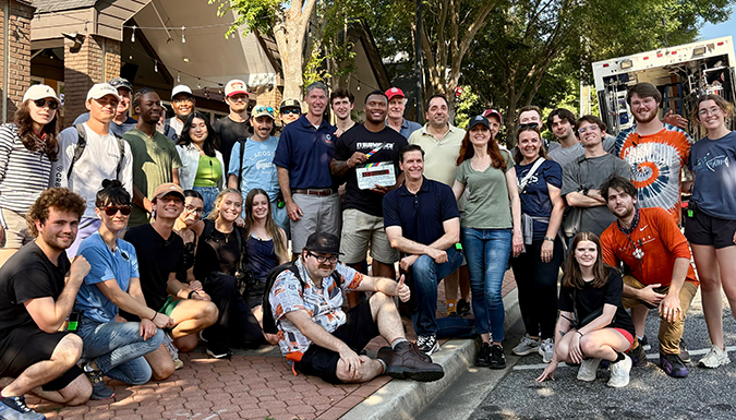 Cast, crew and friends of Student Film: The Movie