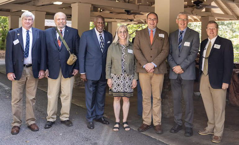 Hartzog Award Winners in a row posing for the photo.