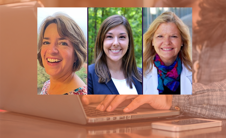 Tracy Fasolino, Ph.D., Casey Hopkins, Ph.D. and Mary Ellen Wright, Ph.D