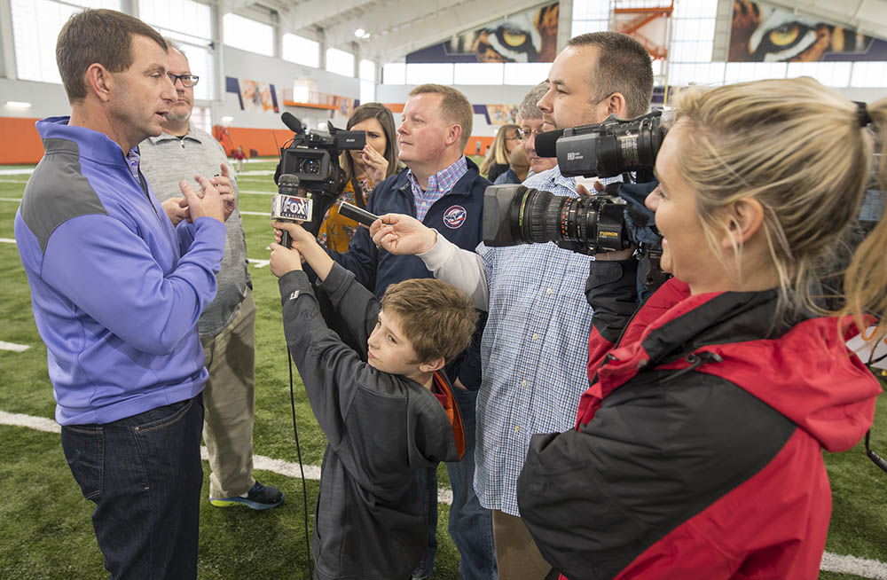 Earn a Bachelor of Arts in Sports Communication from the Clemson