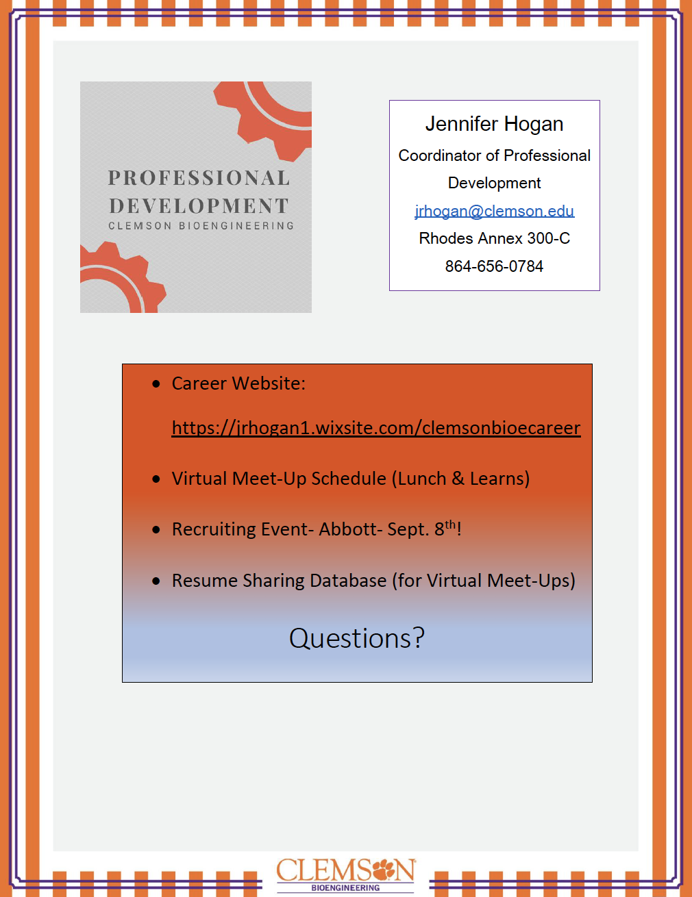 Professional Development Flyer