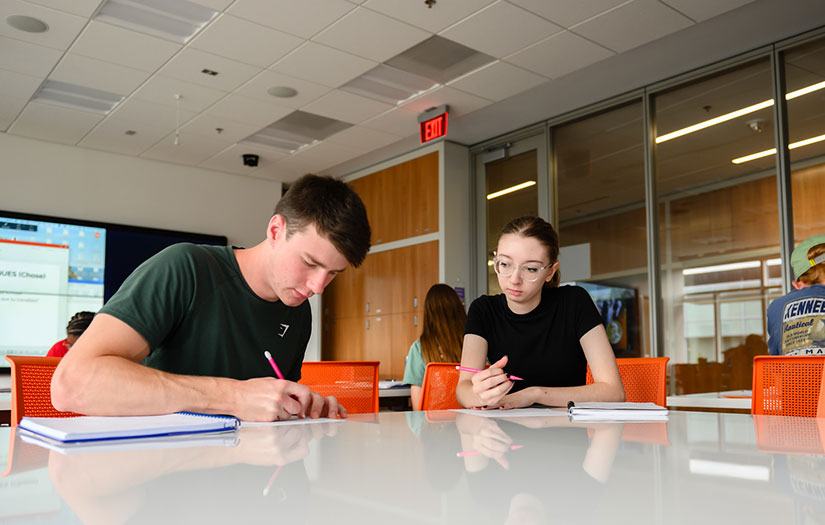 Students in workshop