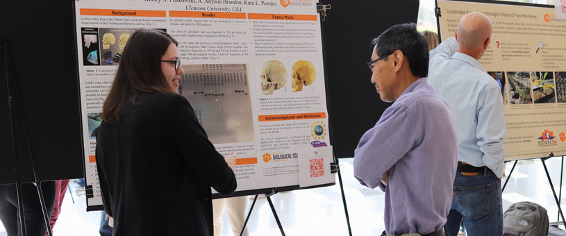 Students at the Clemson Student Research Forum