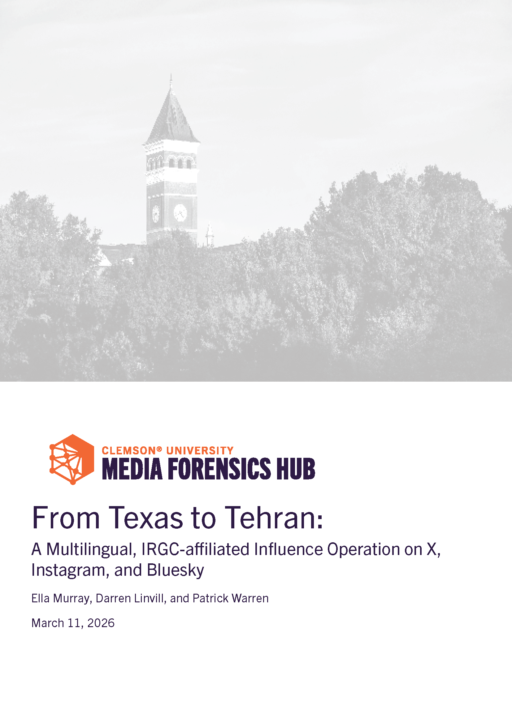 Texas to Tehran Report