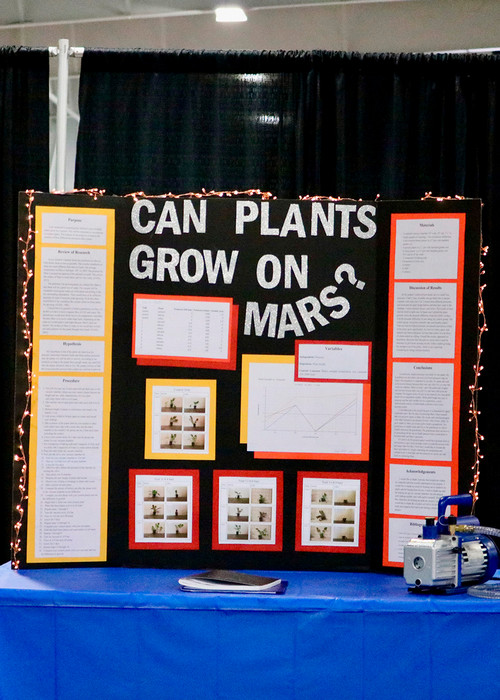 can plants grow on mars poster