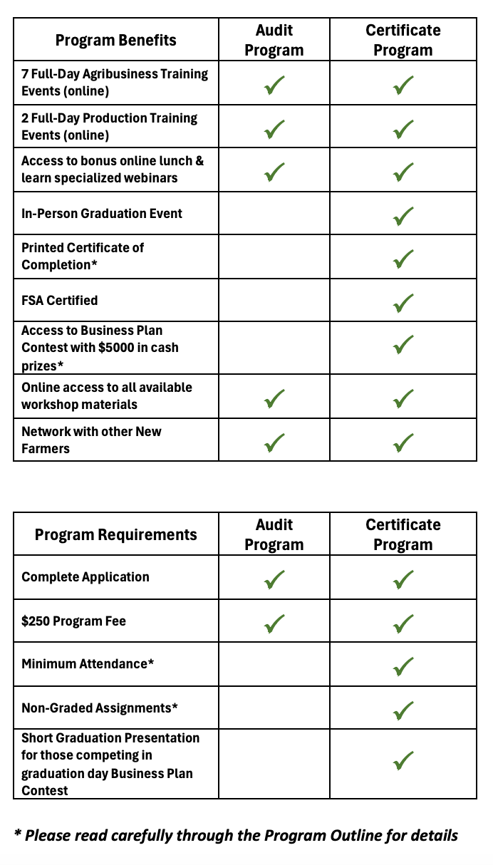 Outline of 2025 Program