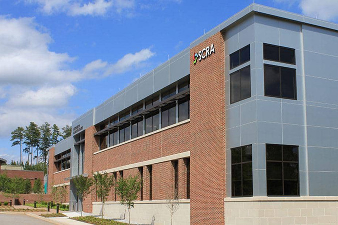 the exterior of the SCRA duke innovation center facility