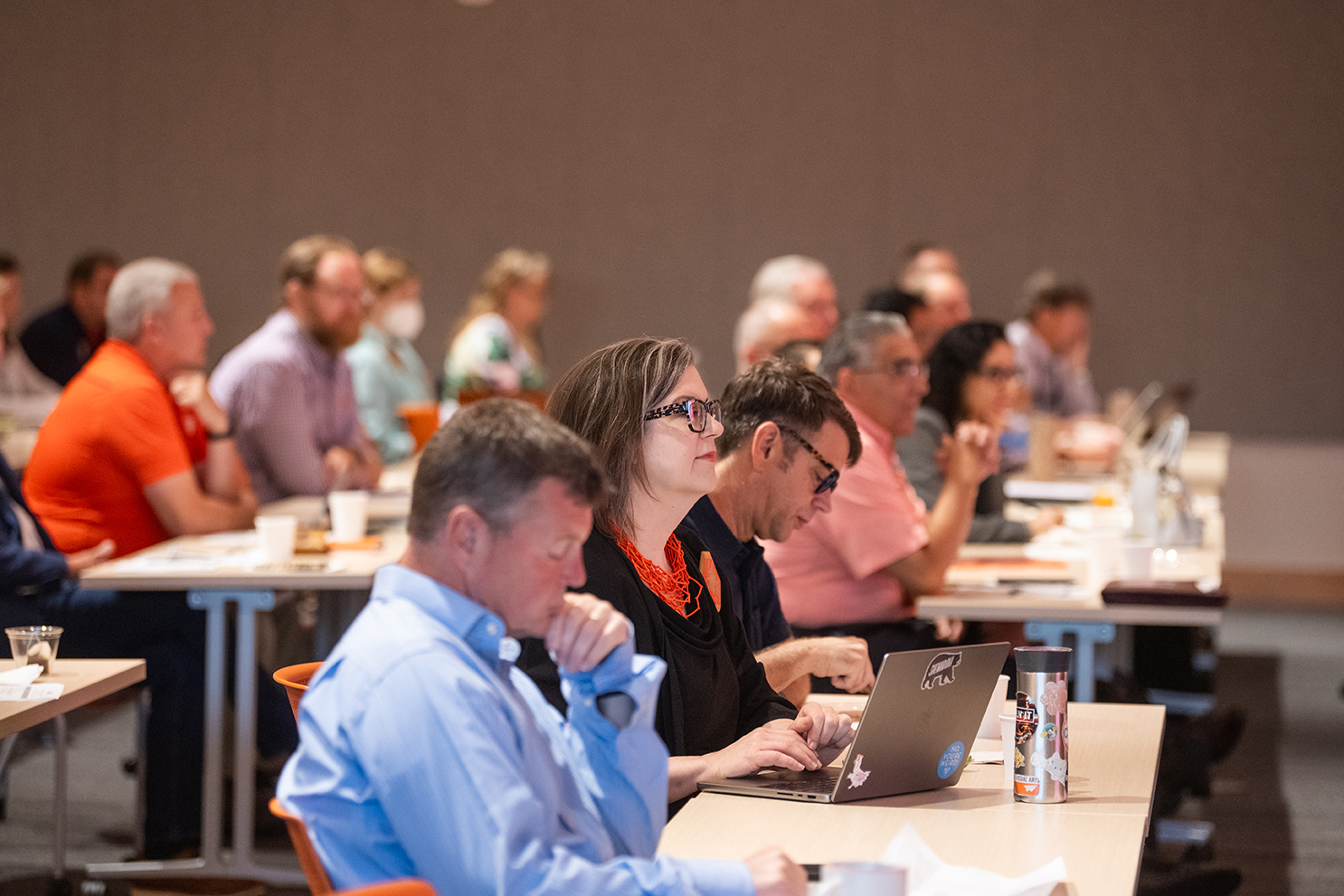 Clemson Faculty in a meeting.