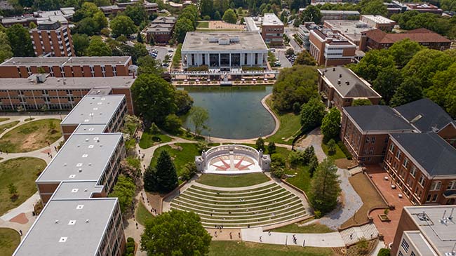 Clemson reflection pond