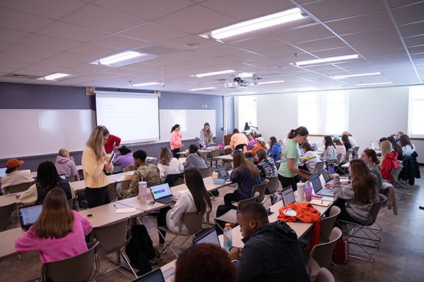 Students in classroom