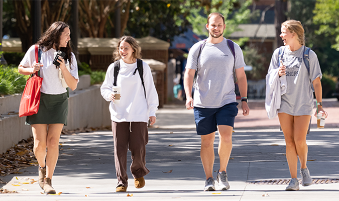 Clemson Students on Campus