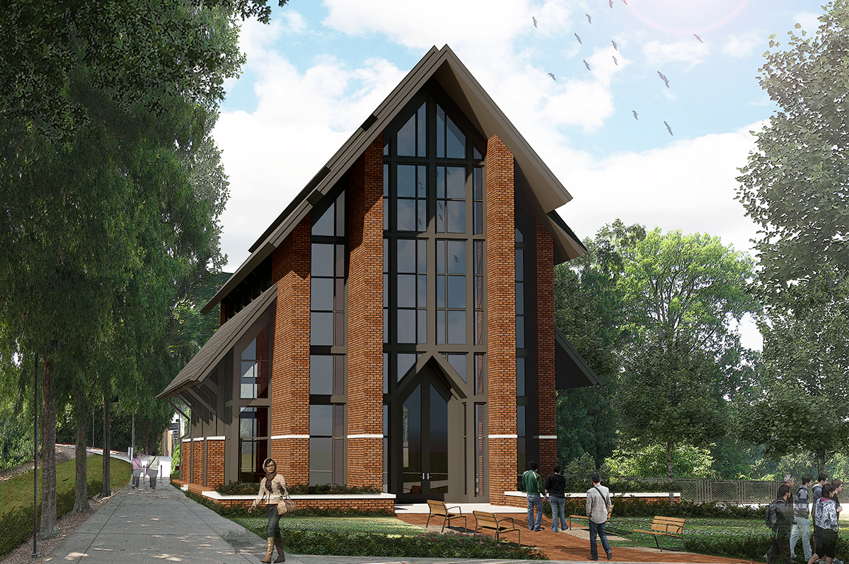 Samuel J. Cadden Chapel Rendering, Clemson