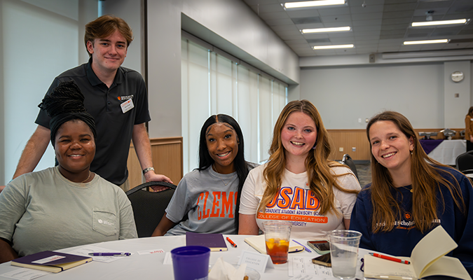 Clemson Students representing Clemson Council of College Student Leaders