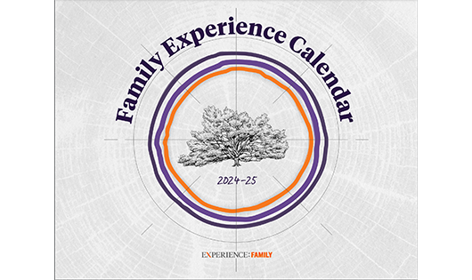 Family Experience Calendar 2024-25