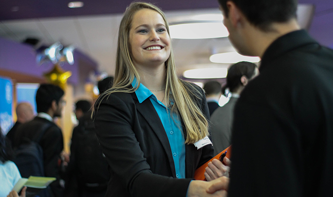 Clemson Student attending Career Fair