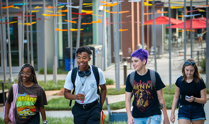 Clemson Students on Campus